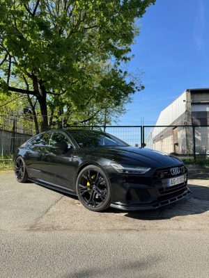 Underskirt set for Audi A7 4K C8 S Line or RS7 Side skirts addons ABS