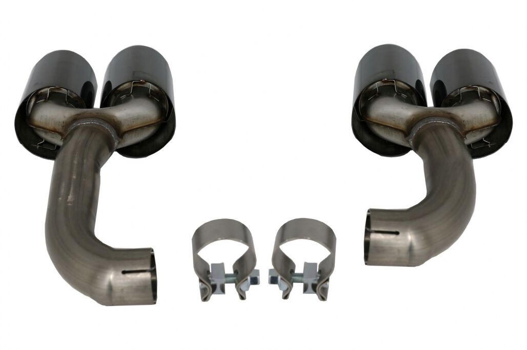 Rear Bumper Spoiler Valance Diffuser Double Outlet with Exhaust Tips suitable for BMW X4 G02 (2018-up) M Sport - Image 10