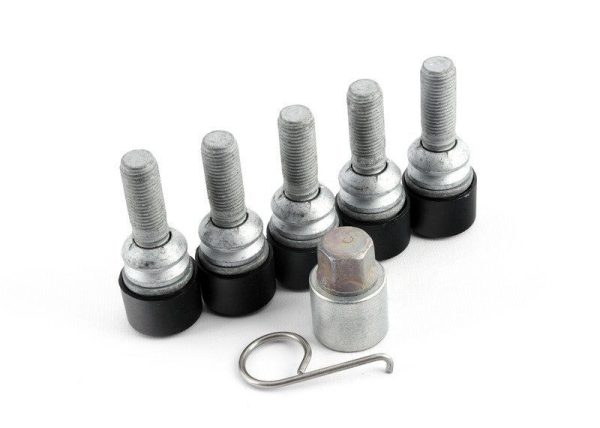 GENUINE VW AMAROK 10-16 TOUAREG 03-14 TRANSPORTER 08-16 WHEEL SECURITY LOCK SET 2H0698137 - Image 2