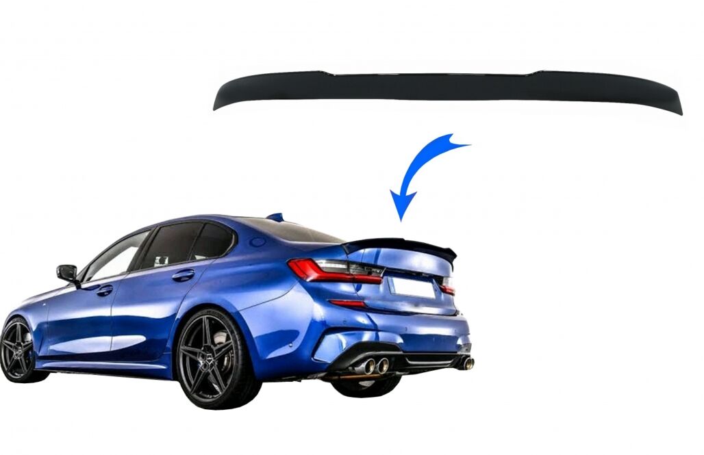 Trunk Boot Spoiler suitable for BMW 3 Series G20 (2019-up) Piano Black - Image 16