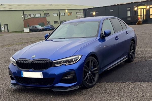 Side Skirts Extension suitable for BMW 3 Series G20 Sedan G21 Touring (2018-up) M Sport Design Piano Black - Image 11