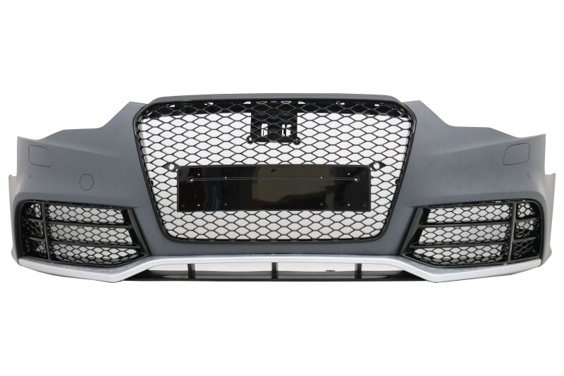 Front Bumper suitable for AUDI A5 8T Facelift (2012-2016) with Bumper Add-On Spoiler Lip RS5 Design - Image 2