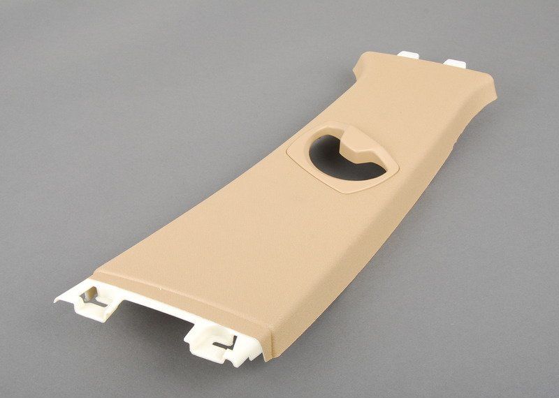 BMW NEW GENUINE 3 E90 E91 05-12 BEIGE O/S RIGHT CENTER B-PILLAR TRIM 51437141070