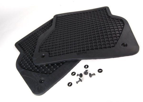 FOR NEW GENUINE BMW 5 SERIES E39 REAR ALL WEATHER RUBBER FLOOR MATS