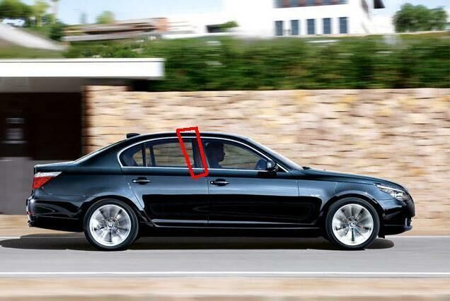 BMW NEW GENUINE E60 E61 03-10 REAR O/S RIGHT DOOR PILLAR MATTE PANEL 51357033812 - Image 2