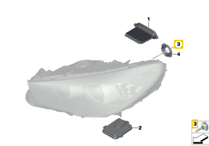 NEW GENUINE BMW BULB XENON LIGHT WITH IGNITION ELEMENT D1 12V 35W 63217217509 - Image 2