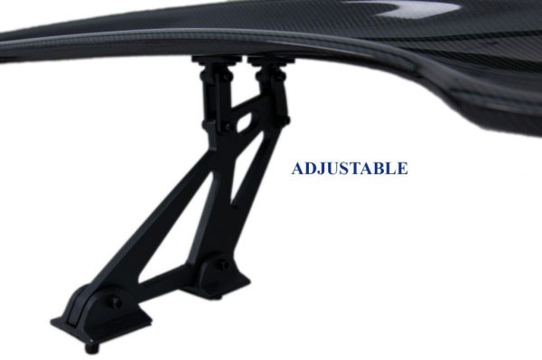 Universal Adjustable Trunk Spoiler Wing GT Design Real Carbon - Image 11