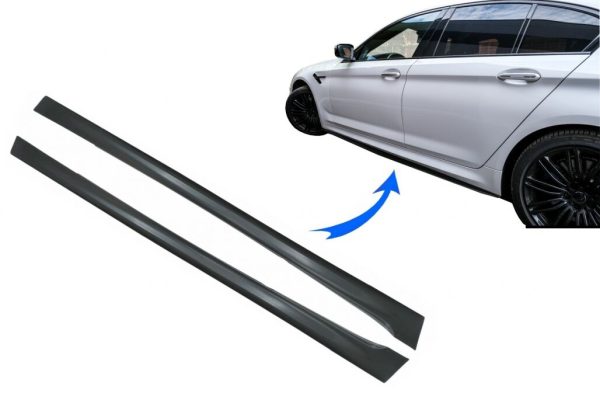 Side Skirts suitable for BMW 5 Series G30 Limousine G31 Touring (2017-up) M5 Design - Image 12
