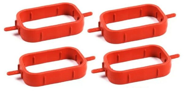 NEW GENUINE BMW DIESEL INTAKE MANIFOLD PROFILE GASKET SET OF 4 11617790198