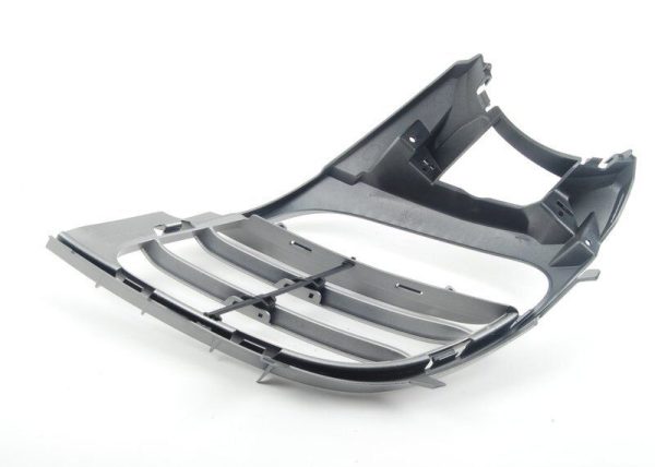 NEW GENUINE PORSCHE 997 C4 09-12 FRONT BUMPER TITANIUM METALLIC GRILLE RIGHT O/S 997505564059B1 - Image 3