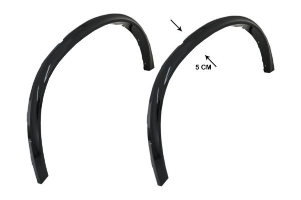 Wheel Arches Fender Flares Piano Black with 32 pieces Plastic Auto Clips suitable for BMW X5 F15 (2014-2018) M Design - Image 6