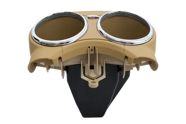 Front Dual Cup Holder suitable for Mercedes Benz CLS C219 W219 (2003-2010) Beige - Image 3