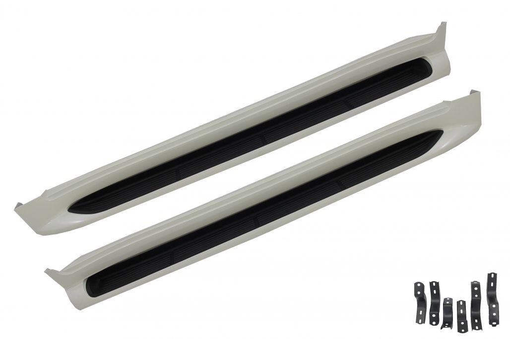 Running Boards Side Steps suitable for TOYOTA Land Cruiser FJ200 Facelift (2015-up) OEM Design