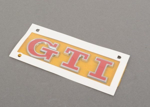 VOLKSWAGEN VW GOLF MK7 NEW GENUINE RED GTI LETTERING BADGE EMBLEM 5G0853675ACJZQ - Image 5