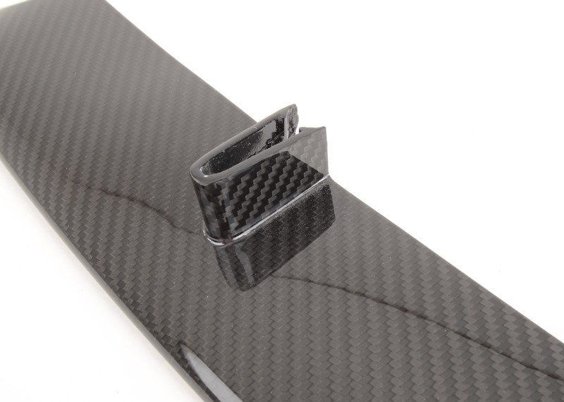 NEW GENUINE AUDI TT MK2 07-14 FRONT BUMPER LOWER SPOILER LIP CARBON 8J0807110A - Image 2