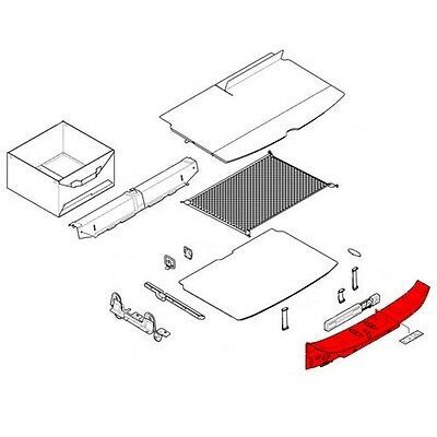 NEW GENUINE MINI CLUBMAN R55 TRUNK/BOOT LOADING SILL COVER TRIM 51476952381 - Image 3