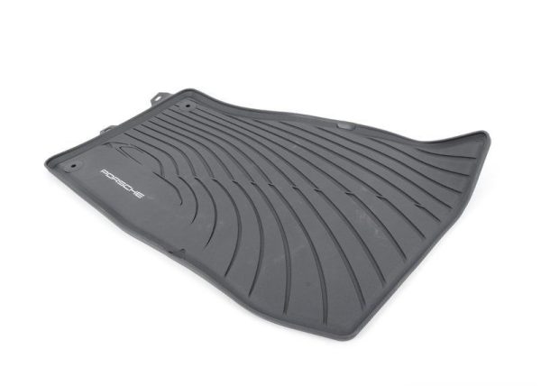 NEW GENUINE PORSCHE CAYENNE 11-14 FRONT AND REAR BLACK RUBBER FLOOR MATS LHD 958044801551E0 - Image 2