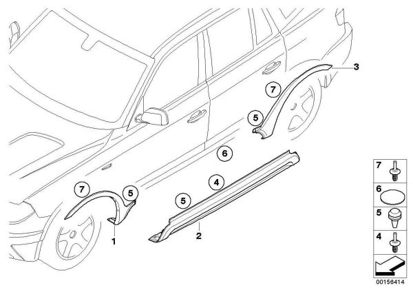 BMW NEW GENUINE X5 F15 M SPORT PACKAGE SIDE SKIRT TRIM SILL O/S RIGHT 51778058508 - Image 2