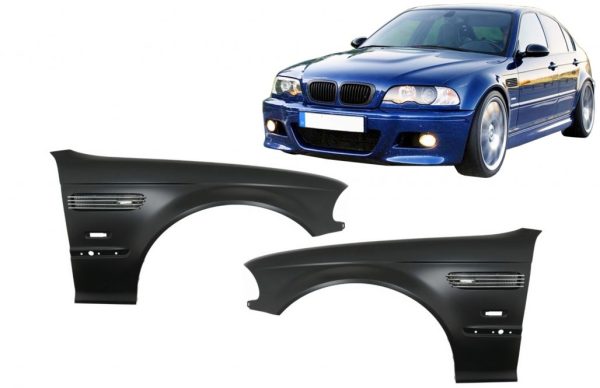 Front Fenders suitable for BMW 3 Series E46 Non-Facelift (1998-2001) M3 Design - Image 11
