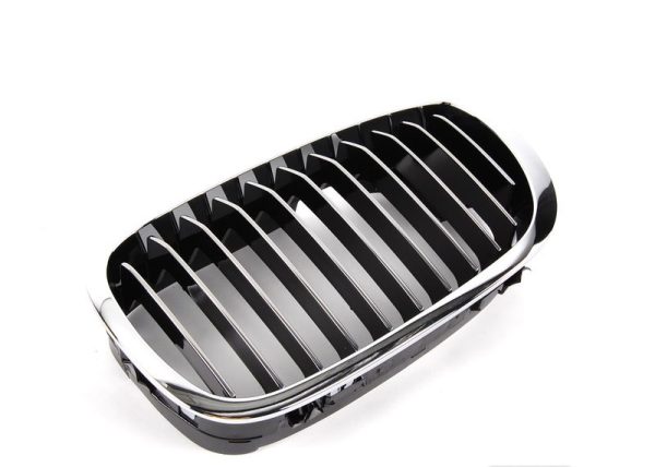 FORNEW GENUINE BMW 3 SERIES E46 FRONT BUMPER KIDNEY GRILLE LEFT CHROME