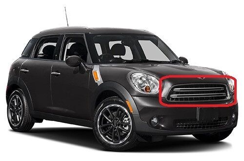 MINI NEW GENUINE R60 SINCE 14/07 FRONT BONNET VENT GRILLE COOPER CHROME 51139812756 - Image 2