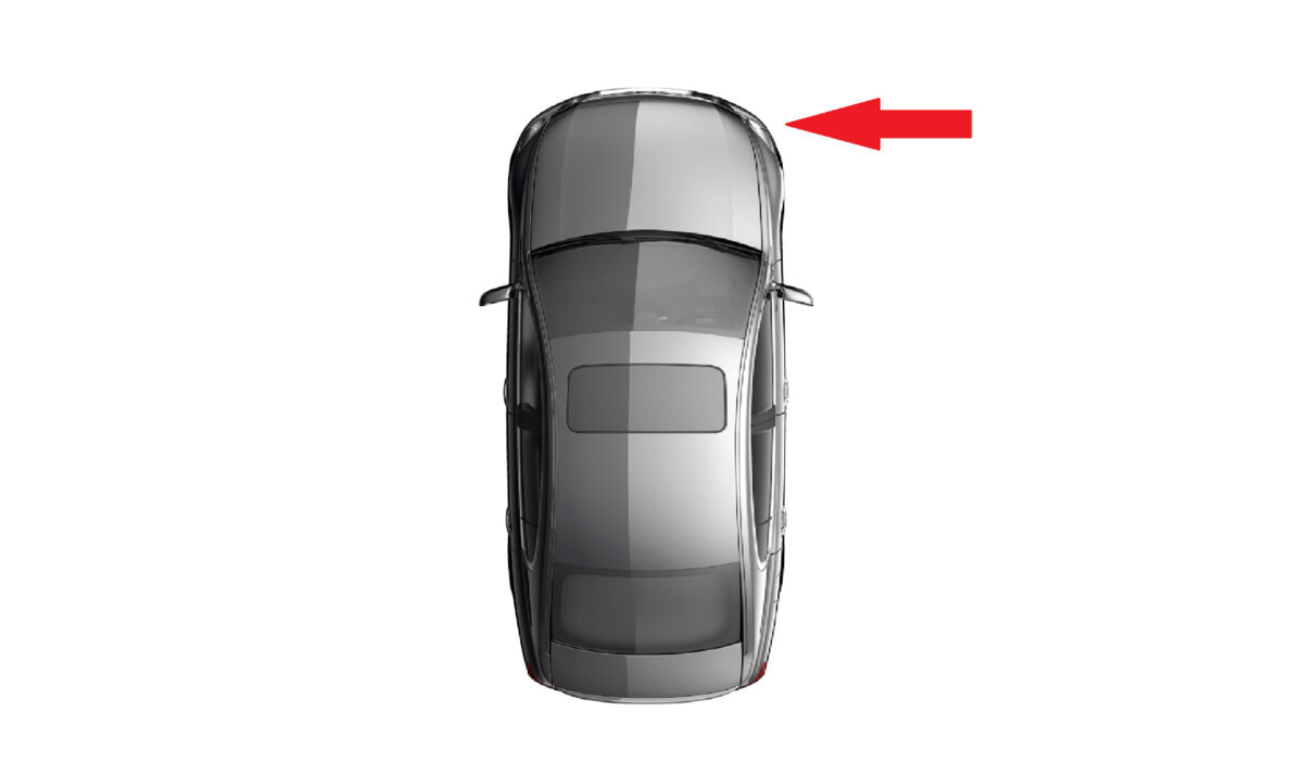 NEW GENUINE MERCEDES BENZ MB B CLASS W245 FRONT BUMPER RIGHT CHROME MOLDING TRIM A1698851821 - Image 2