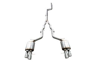 Complete Exhaust System suitable for BMW 5 Series F10 (2011-2016) Petrol 1.6/2.0 L 520i N2B20/NB20B16 / 528i NB20B20 Turbocharged I4 Twin Double Exhaust Pipes M5 M Sport Design with Valvetronic