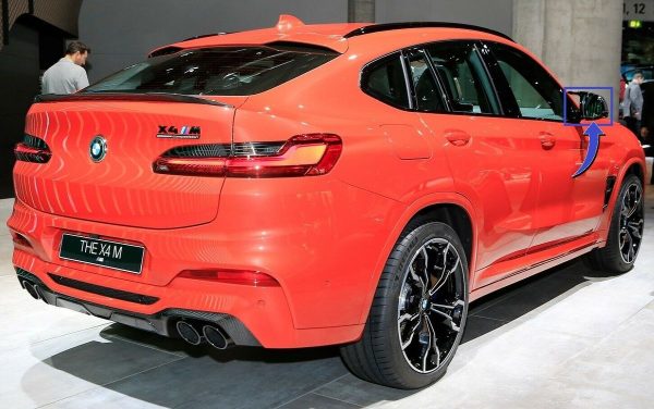 FOR NEW GENUINE BMW X3 X4 X5 X6 F15 F16 F25 SUPPORTING RING GLOSS BLACK RIGHT O/S - Image 2