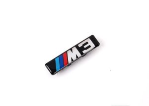NEW GENUINE BMW 3 SER E46 M3 FRONT WING GRILLE M3 EMBLEM WITH SUPPORTING PLATE 72127900605
