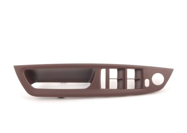 BMW NEW GENUINE E70 FRONT DOOR RECESS GRAB HANDLE TRIM BROWN TOBACCO LEFT LHD 51416975783 - Image 3