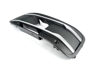 NEW GENUINE AUDI Q7 16-19 FRONT BUMPER LOWER ANTHRACITE CHROME GRILL LEFT N/S 4M0807681T4W3