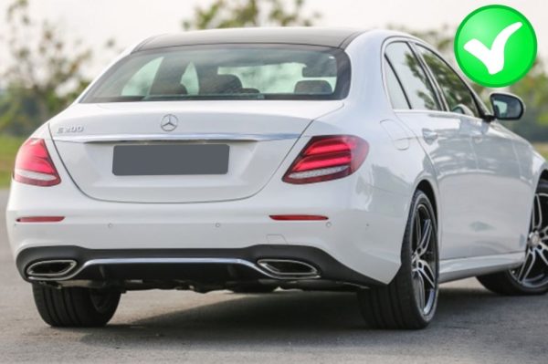 E53 Night Package ANG Look Rear bumper diffuser For Mercedes W213/ S213 16-19 - Image 11