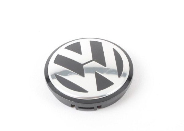 NEW GENUINE VW CENTER COVER CAP EMBLEM LOGO WHEEL 1J0601171XRW - Image 5