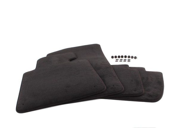 NEW GENUINE BMW 3 SERIES E46 CARPETED FLOOR MAT SET VELOUR LHD 4PCS 51478201222