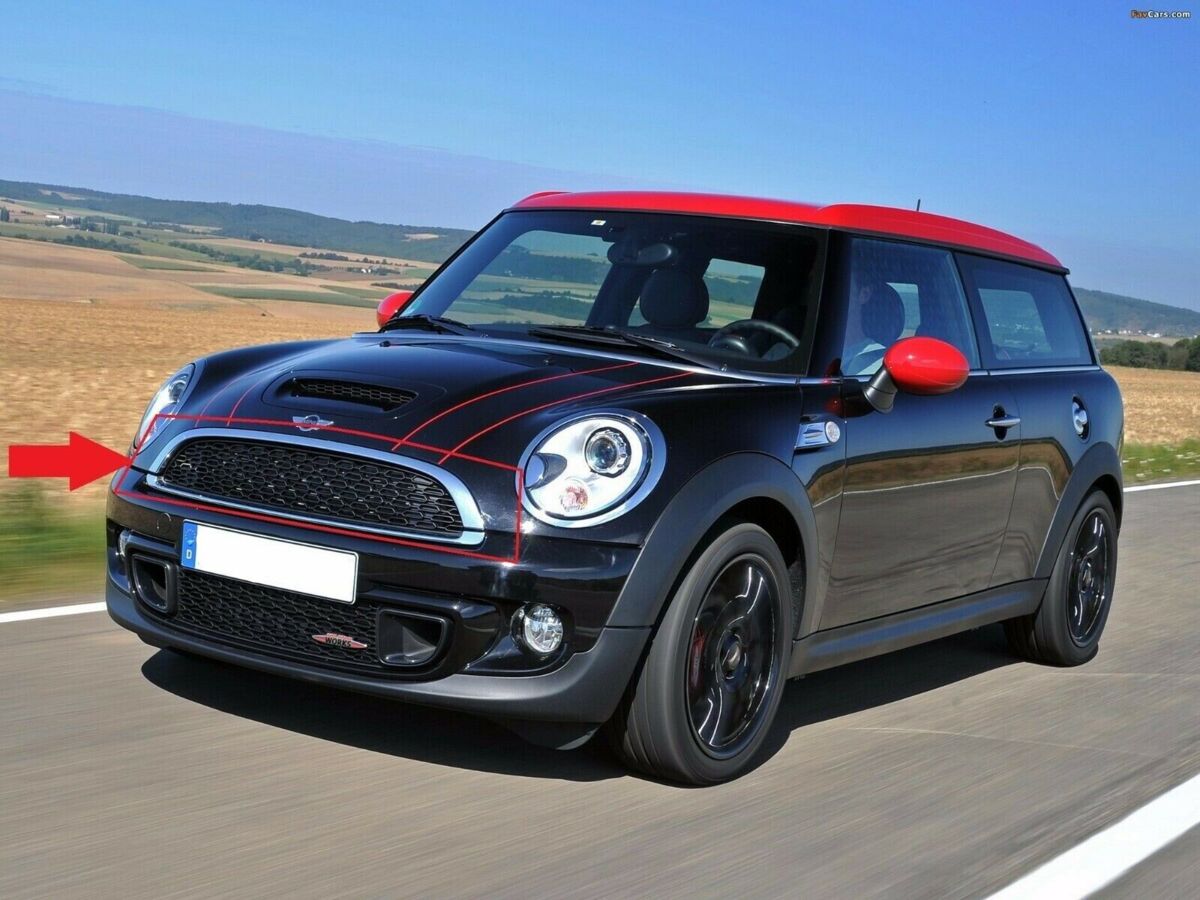 MINI NEW GENUINE R55 R56 R57 R58 R59 JCW S FRONT CENTER SECTION MESH GRILLE 51117255125 - Image 2
