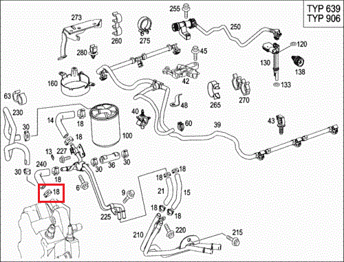 NEW GENUINE MERCEDES BENZ FUEL FILTER HOSE CLAMP BINDER 14.5-15.5MM A0049972090 - Image 2