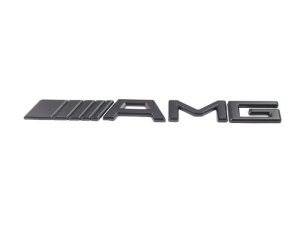 Genuine AMG Night Package Black Rear trunk lid badge sticker OE logo For Mercedes