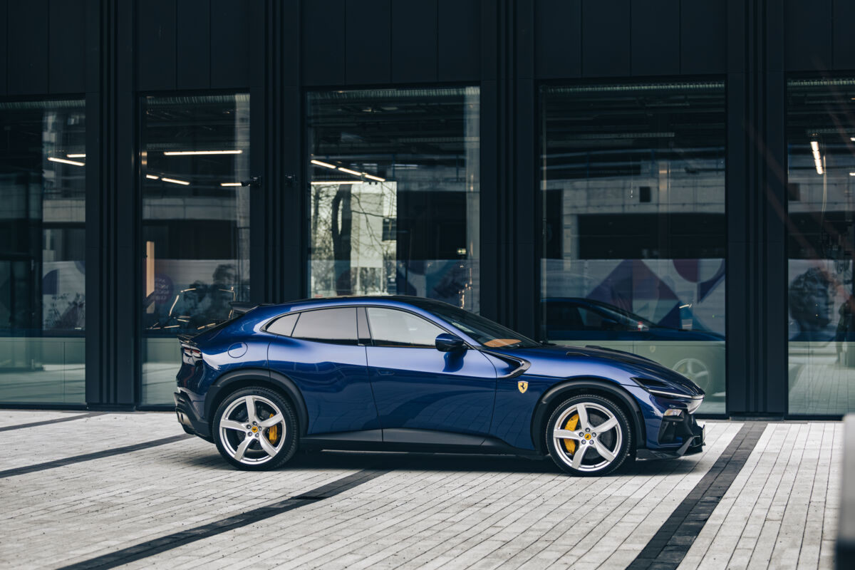 Hood and wing Carbon fibre flap for Ferrari Purosangue front fender vent frame diffuser - Image 5