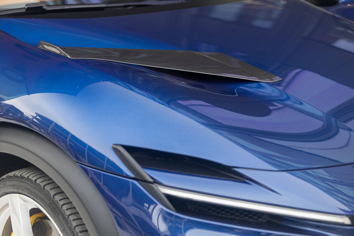 Hood Carbon fibre flap for Ferrari Purosangue vent spoiler frame diffuser - Image 5