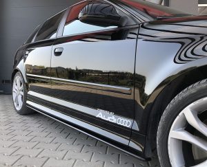 Performance Side skirt addons/ Blades/ Underskirts For Audi A3 (8P) 03-12