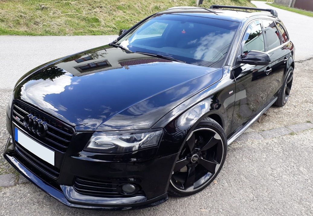 Eyebrows / Headlight covers / mask for Audi A4 B8 All models - ABS - Image 2