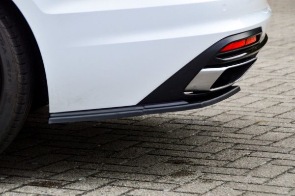 Black Gloss Performance Rear Bumper Side Flaps / Splitters For  Audi A4 B9 Avant Facelift 19-24 - Image 3