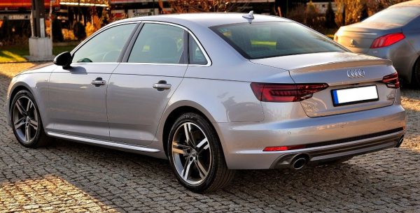 S line Side Skirt Addons / Blades for Audi A4 B9 Prefacelift 16-19