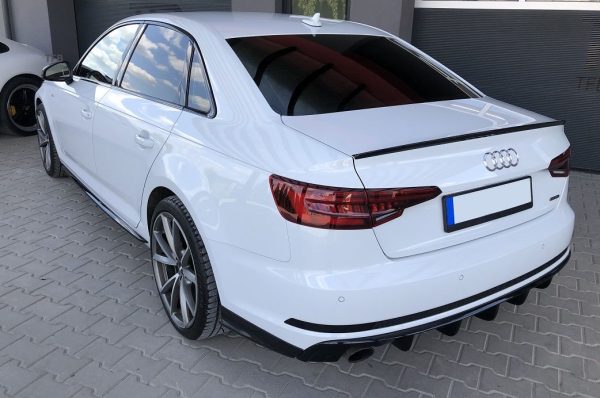 S line Rear Bumper Side Flaps for Audi A4 B9 Prefacelift 16-19 - Image 2
