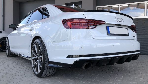 S line Rear Bumper Side Flaps for Audi A4 B9 Prefacelift 16-19 - Image 3