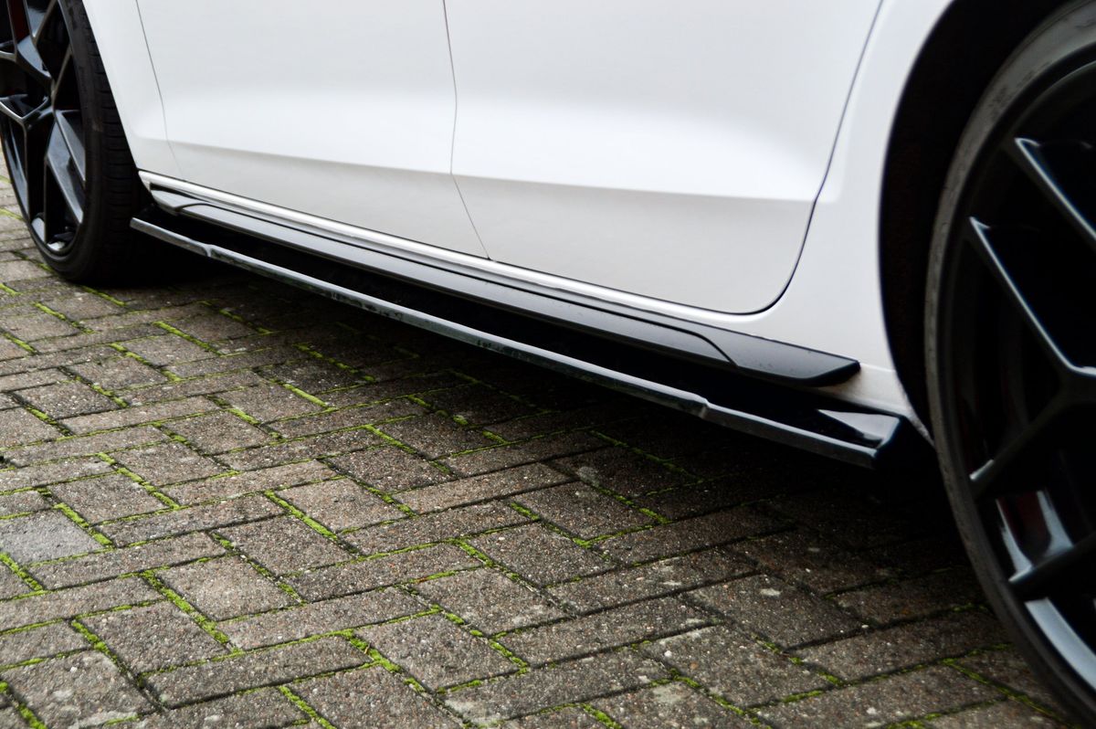 Performance Side skirts addons / Blades / diffusers / sill covers For Audi A4 +S4 B9 Avant 2019-2024