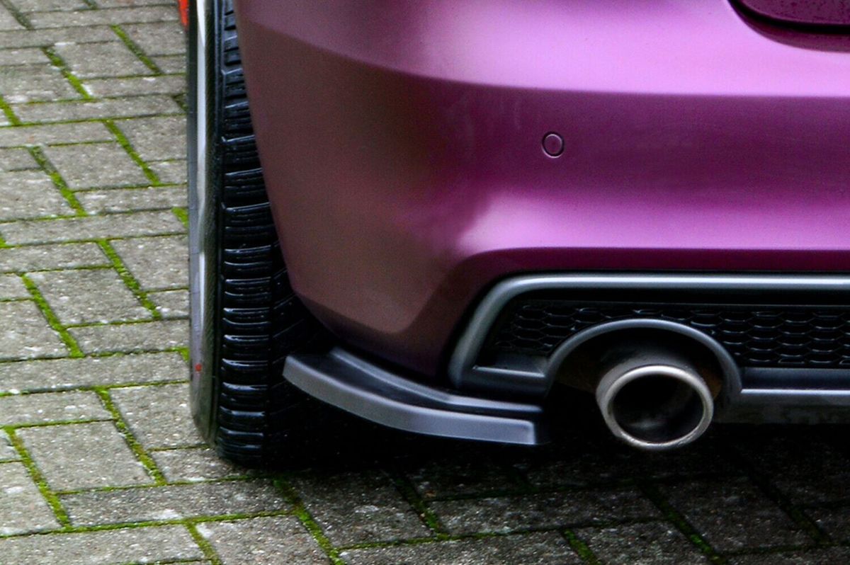 Black Gloss Performance Rear Bumper Side Flaps / Splitters For Audi A4 /S4 B8 Facelift S-Line 11-15 - Image 2