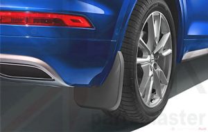 NEW GENUINE AUDI A3 2021- REAR MUD FLAPS SPLASH GUARDS SET 8Y0075101
