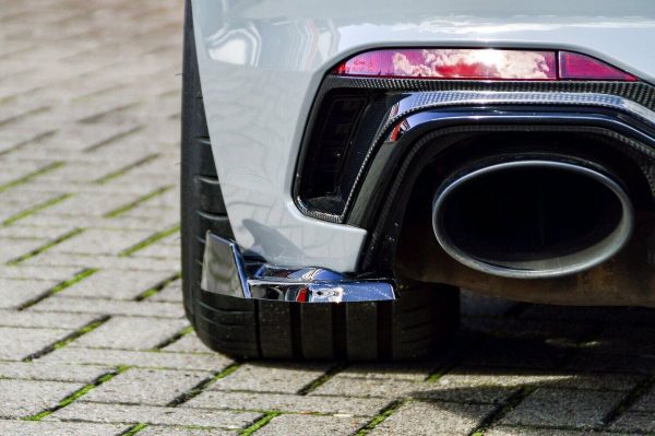 Performance Rear Bumper Side Flaps / Splitters For Audi RS4 B9 17-20 - Image 2