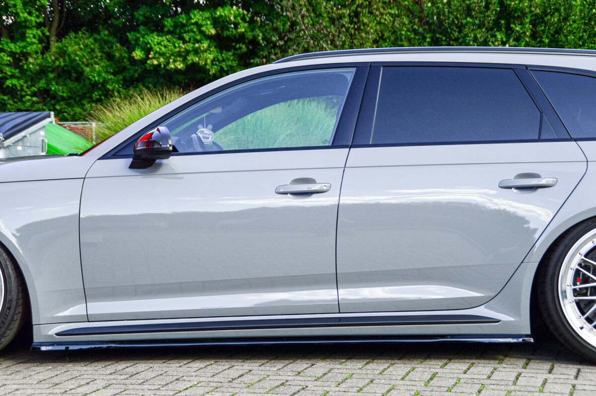 Performance Side skirts addons / Blades / diffusers / sill covers For Audi RS4 B9 17-20 - Image 2